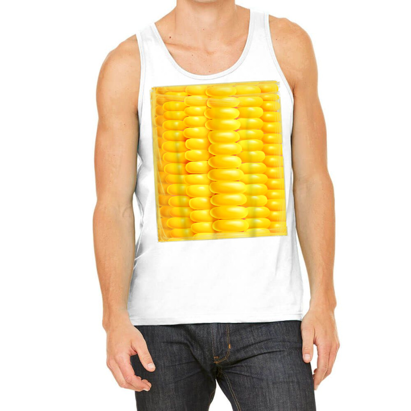 Funny Corn Costume Farmer Vegetarians Corn Pop Lover Yellow T Shirt Tank Top | Artistshot