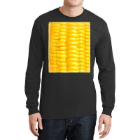 Funny Corn Costume Farmer Vegetarians Corn Pop Lover Yellow T Shirt Long Sleeve Shirts | Artistshot