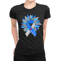 Diabetes Sunflower Type T1d T2d Diabetic Diabetes Awareness T Shirt Ladies Fitted T-shirt | Artistshot