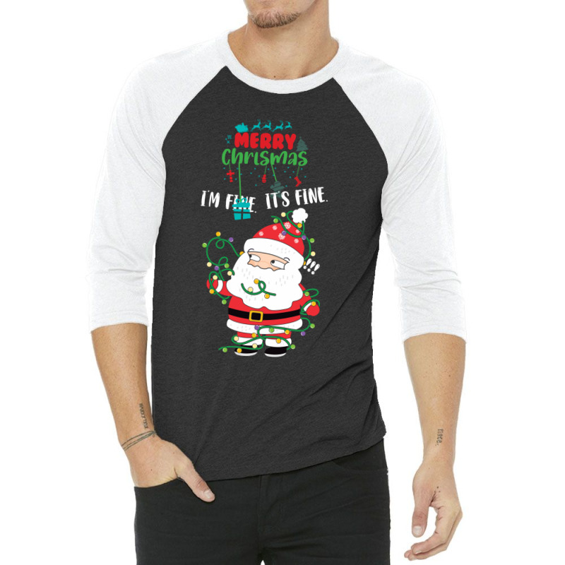 Christmas, Chrismas Tree 3/4 Sleeve Shirt | Artistshot