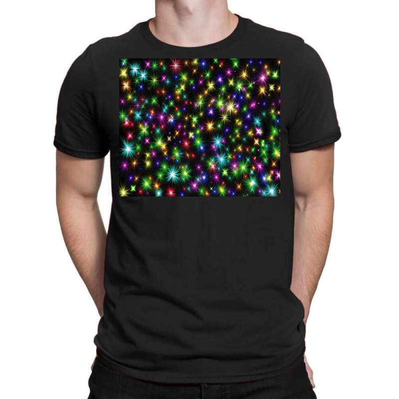 Colorful Chrismas Stars T-shirt | Artistshot