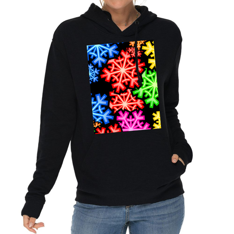 Colourful Chrismas Lightweight Hoodie | Artistshot