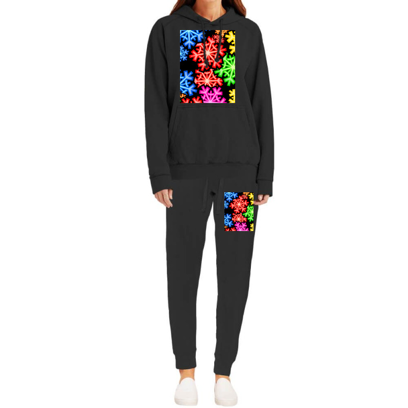 Colourful Chrismas Hoodie & Jogger Set | Artistshot