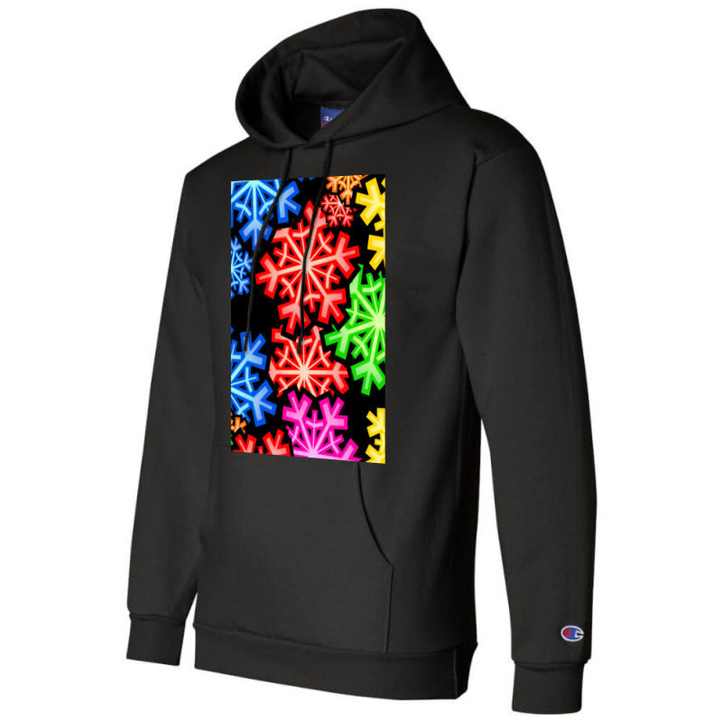 Colourful Chrismas Champion Hoodie | Artistshot