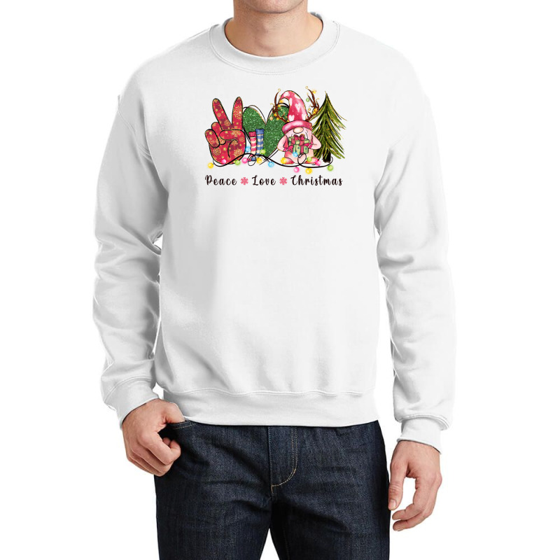 Peace Love Christmas Crewneck Sweatshirt | Artistshot