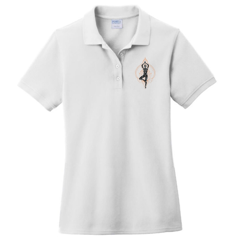 Meditation Yoga   Meditation And Yoga 2 Ladies Polo Shirt by jimmymarquita | Artistshot