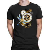 Steampunk Dials With Dragonfly T-shirt | Artistshot