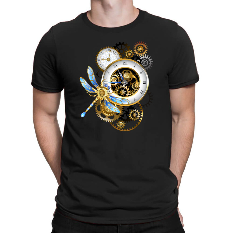 Steampunk Dials With Dragonfly T-shirt | Artistshot