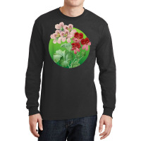 Geranium Flower Pelargonium Florist Girls Women Gardening T Shirt Long Sleeve Shirts | Artistshot