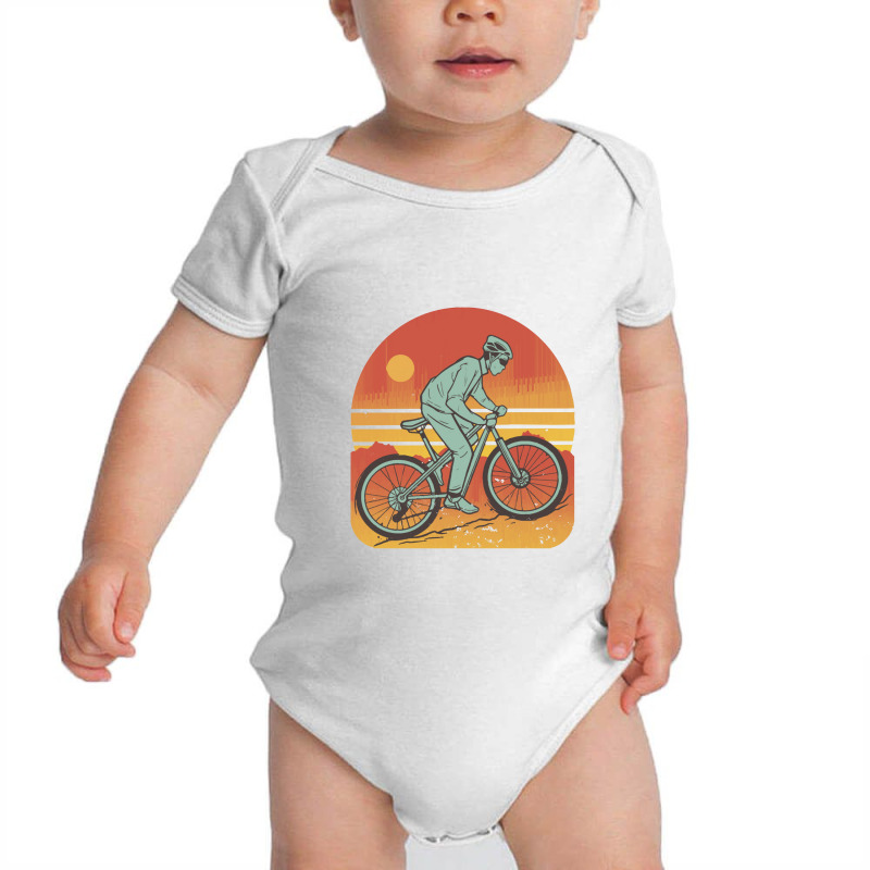 Mountain Bike   Mtb Mountainbike Gift Men Vintage Retro Baby Bodysuit | Artistshot