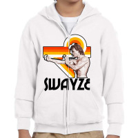 Patrick Swayze Shirtless Hot Bod Youth Zipper Hoodie | Artistshot