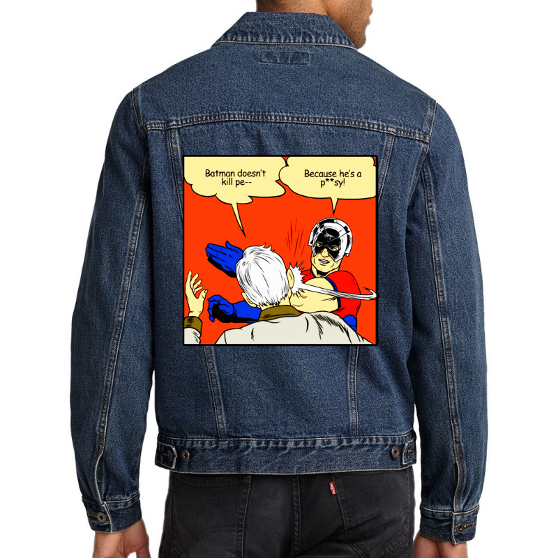 Peace Slap Men Denim Jacket | Artistshot