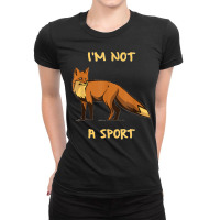 Fox I Wild Animal Love Forest Nature Animal Lovebird Ladies Fitted T-shirt | Artistshot