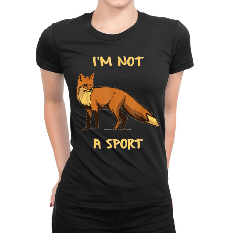 Fox I Wild Animal Love Forest Nature Animal Lovebird Ladies Fitted T-Shirt by JEFFRWESSMAN | Artistshot