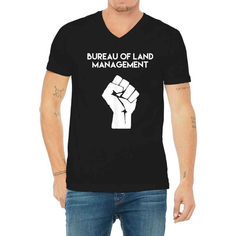 Blm Bureau Of Land Management V-Neck Tee by KellieRennhack | Artistshot