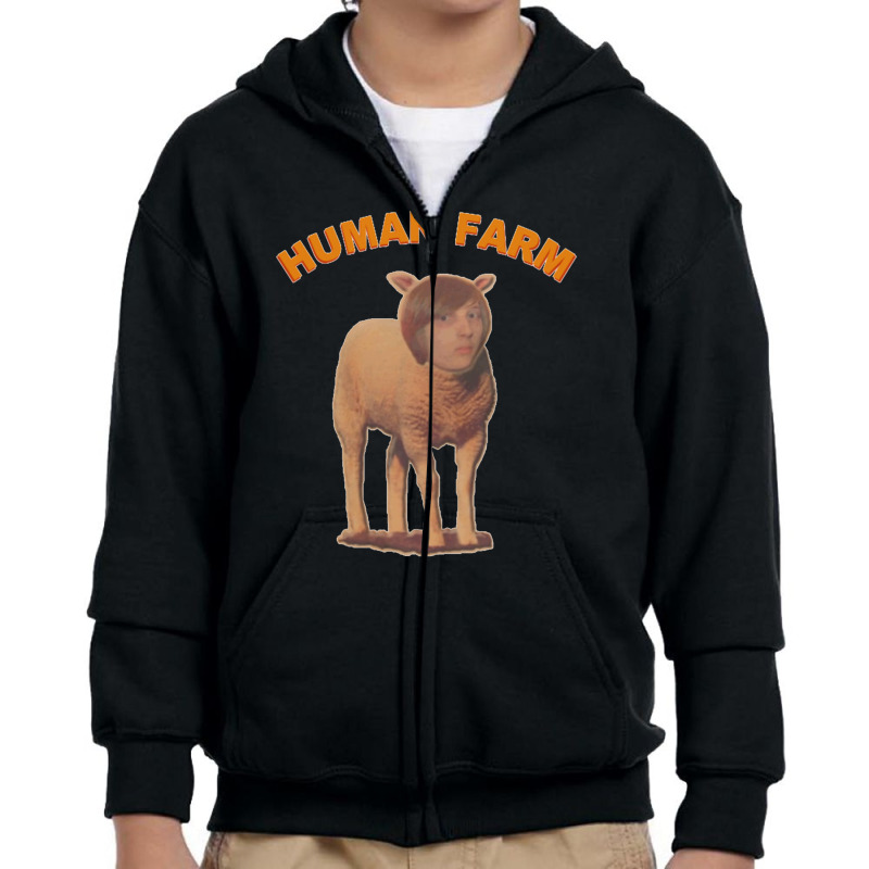 Human Farm Youth Zipper Hoodie by CassandraElizebethAnderson | Artistshot