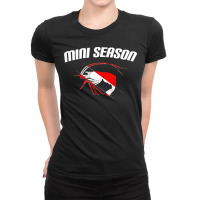 Lobster Mini Season Dive Flag Florida Spiny Lobster Gift Ladies Fitted T-shirt | Artistshot