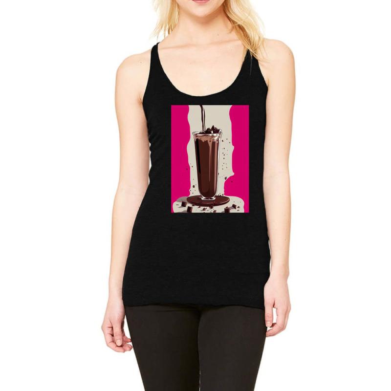 Chocolate Milkshake 1 Racerback Tank by ByronGFaulkner | Artistshot