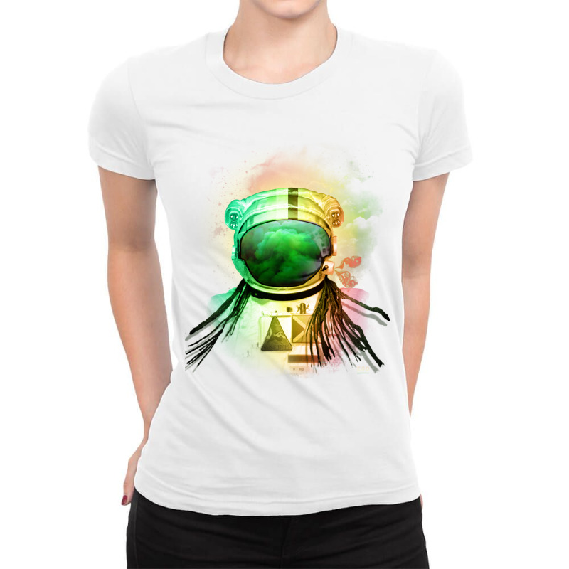 Ash Tronaut Ladies Fitted T-Shirt by joyo bobs | Artistshot