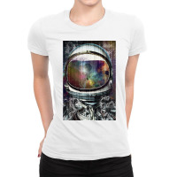 Astronaut Ladies Fitted T-shirt | Artistshot