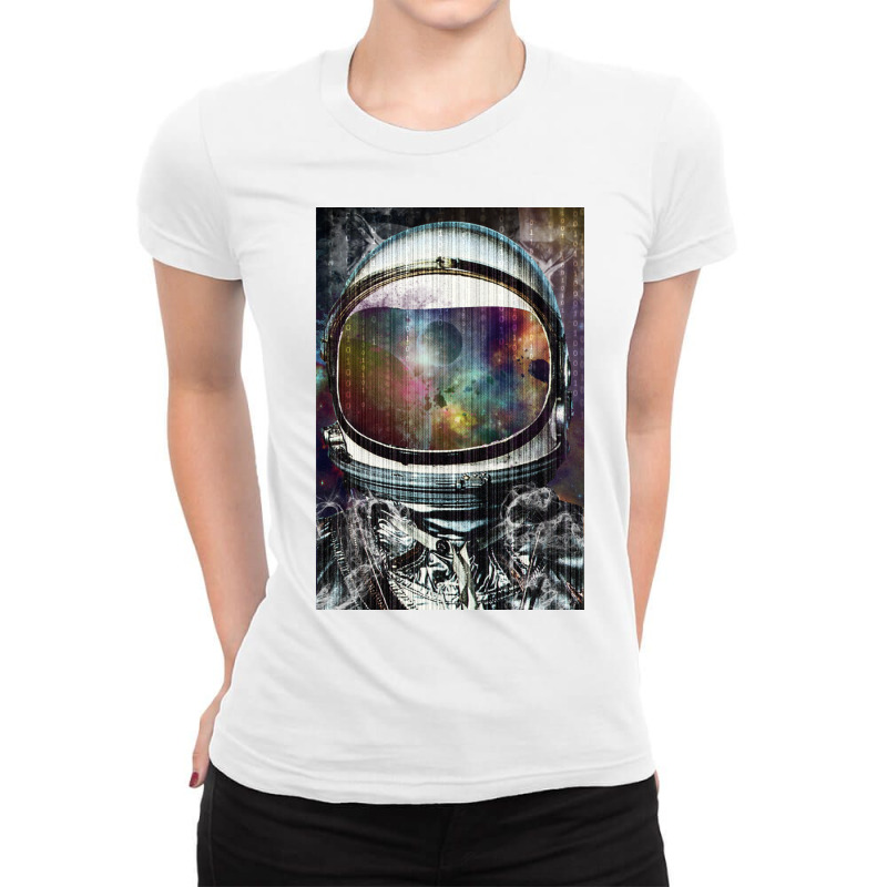 Astronaut Ladies Fitted T-Shirt by joyo bobs | Artistshot