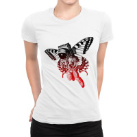 Astronaut Butterfly Ladies Fitted T-shirt | Artistshot