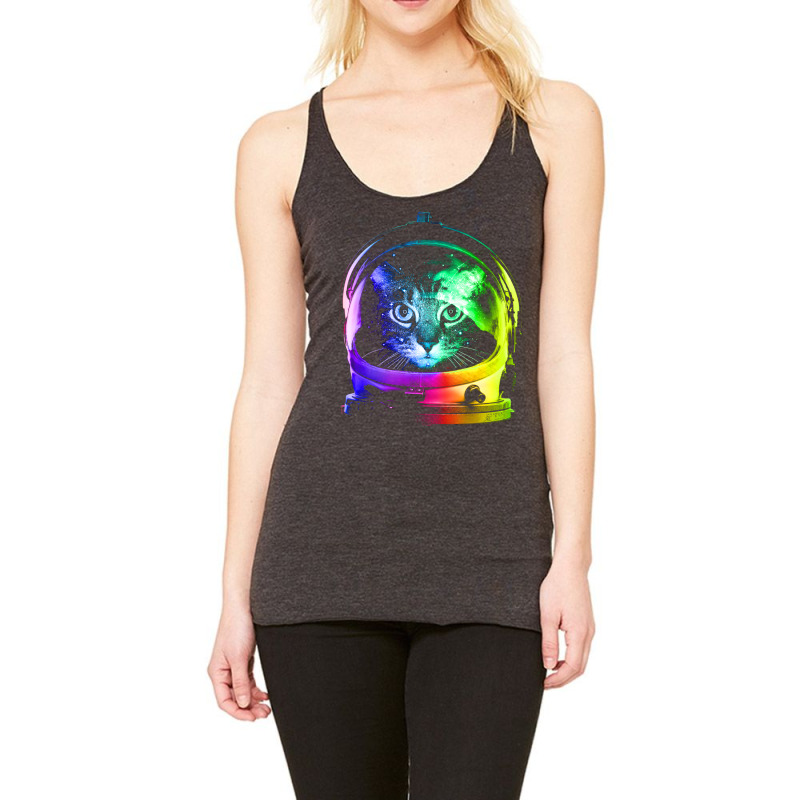 Astronaut Cat Racerback Tank by joyo bobs | Artistshot