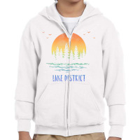 Lake District National Park Cumbria Uk Sunset Trees Souvenir Tank Top Youth Zipper Hoodie | Artistshot