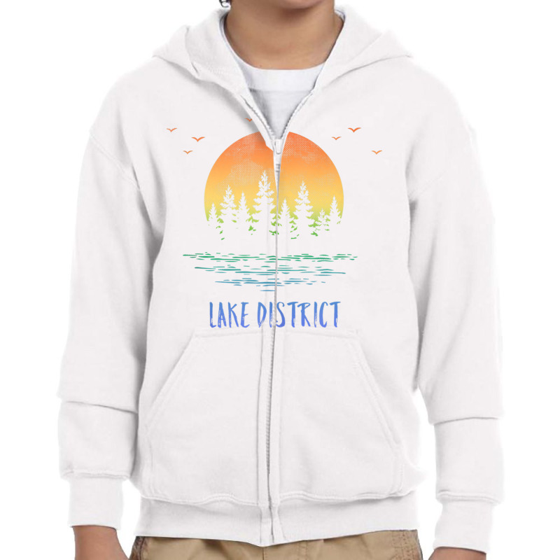 Lake District National Park Cumbria Uk Sunset Trees Souvenir Tank Top Youth Zipper Hoodie by thurz | Artistshot