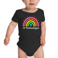 Ct Technologist Rainbow X Ray Mri Tech Radiology Technician T Shirt Baby Bodysuit | Artistshot