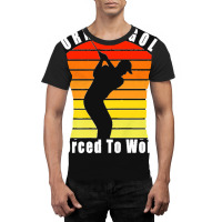 Born To Golf Forced To Work Golfing Golf Course Golfer Clubs Premium Graphic T-shirt | Artistshot