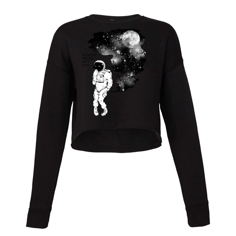 De  Composition Of Universe Cropped Sweater by joyo bobs | Artistshot