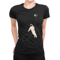 Fly Astronaut Ladies Fitted T-shirt | Artistshot