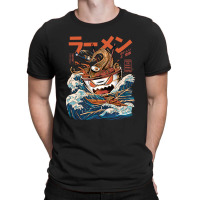 The Black Great Ramen T-shirt | Artistshot