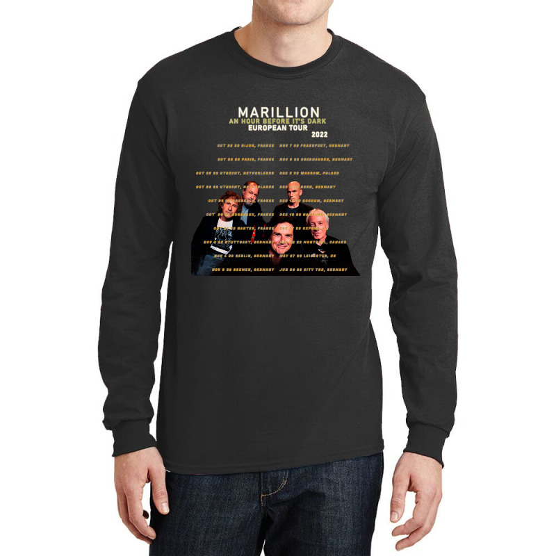 Marillion. An Hour Before It's Dark European Tour 2022 Long Sleeve Shirts by freeza810101rh | Artistshot