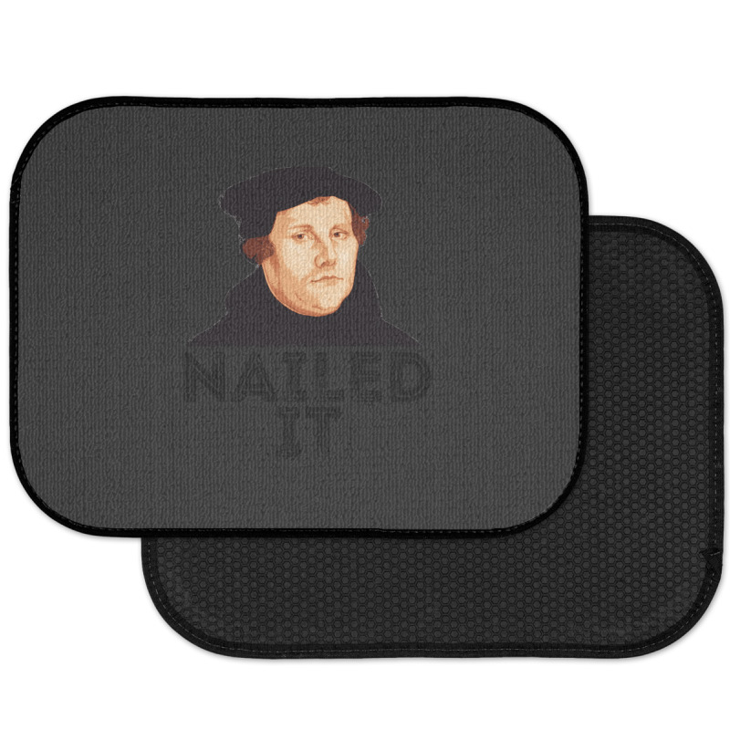 Martin Luther Nailed It 500th Reformation Day Protestant Pullover Hood Rear Car Mat | Artistshot