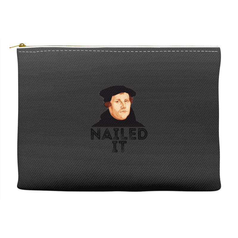 Martin Luther Nailed It 500th Reformation Day Protestant Pullover Hood Accessory Pouches | Artistshot