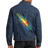 Higgs Boson Particle Quantum Theory Sci Fi  Funny Gift Men Denim Jacket | Artistshot