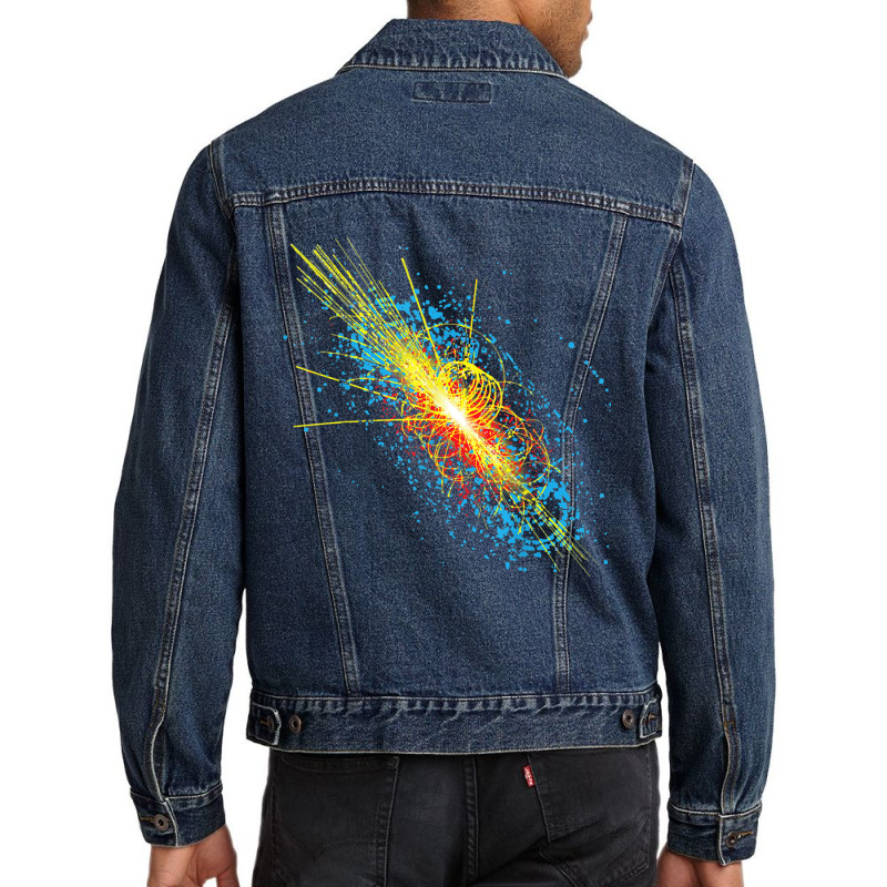 Higgs Boson Particle Quantum Theory Sci Fi  Funny Gift Men Denim Jacket by SheilaAntoinette | Artistshot