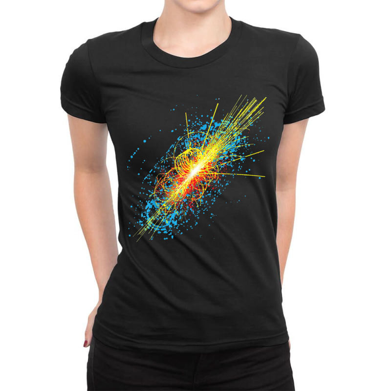 Higgs Boson Particle Quantum Theory Sci Fi  Funny Gift2 Ladies Fitted T-Shirt by SheilaAntoinette | Artistshot