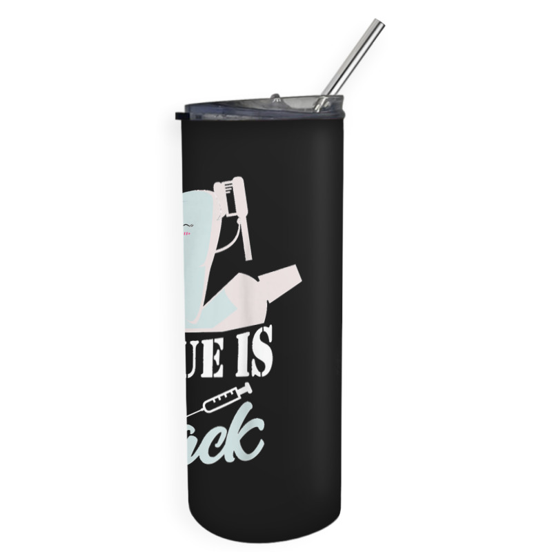 Plaque Is Wack Dentist Dentistry Dental Skinny Tumbler | Artistshot