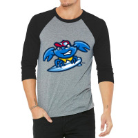 The-jersey-shore-blueclaws 3/4 Sleeve Shirt | Artistshot