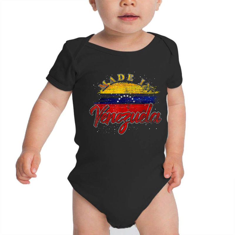 Latin American Gift Proud Venezuelan Made In Venezuela Baby Bodysuit by MindyLeeLucas | Artistshot