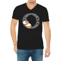 Hamster Wheel Hammy Owner Fluffy Rodent Pet Lover T Shirt V-neck Tee | Artistshot