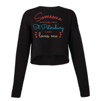 Someone In St. Petersburg Loves Me Pullover Hoodie Cropped Sweater | Artistshot