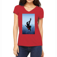 Miles Morales Jump Women's V-neck T-shirt | Artistshot