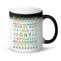 Don We Now Our Gay Apparel Lgbt Ugly Christmas Sweater   Hol Magic Mug | Artistshot