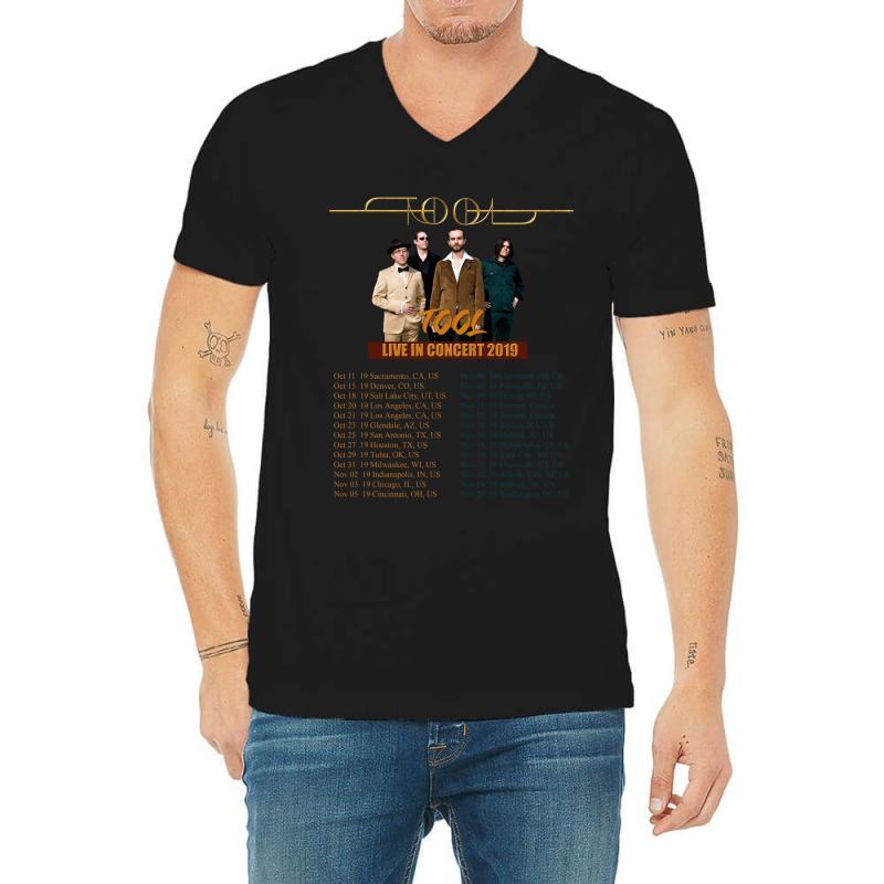 New Tool Tour 2019 V-Neck Tee by zarbon840404rhl | Artistshot