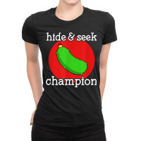 Christmas Pickle Hide And Seek Champion T Shirt Ladies Fitted T-shirt | Artistshot