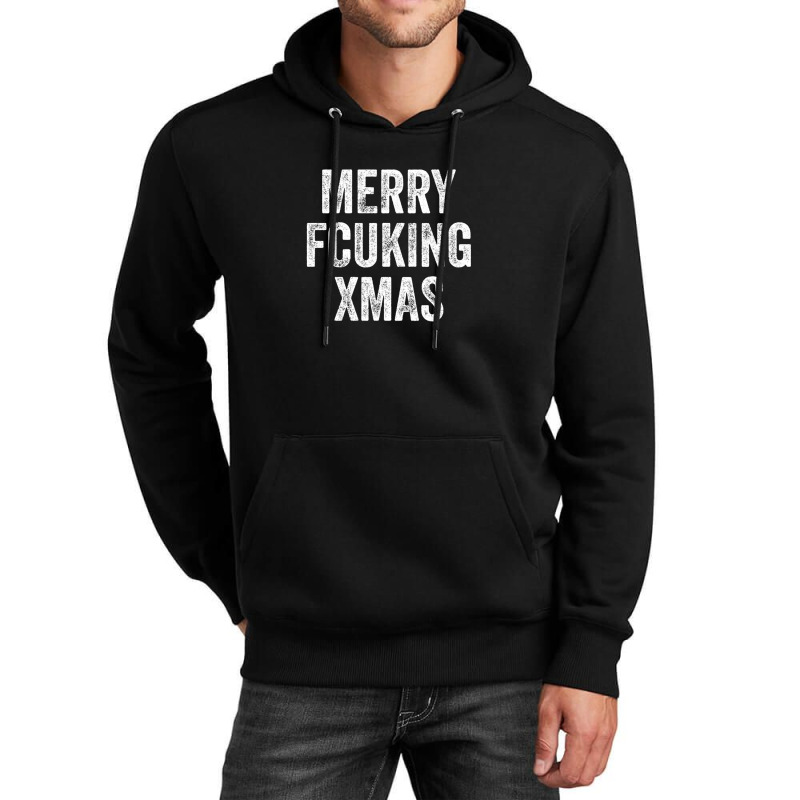 Merry Fucking Christmas1 Unisex Hoodie by MarshaMiron | Artistshot